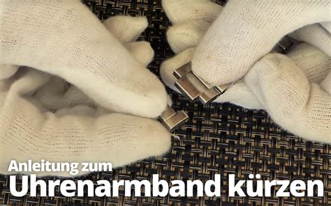 uhrband selbst kürzen.